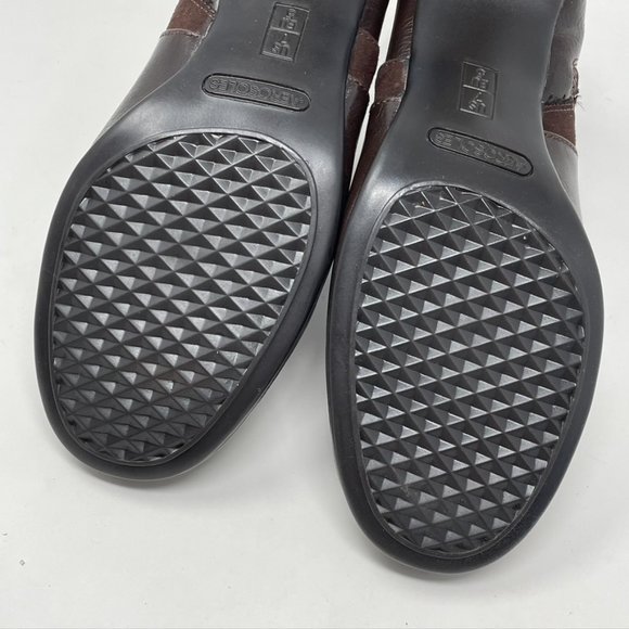 Aerosoles Womens Brown Vegan Leather Side Zip Bootie Size 7 - Picture 12 of 13